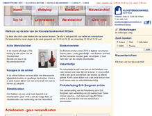 Tablet Screenshot of kloosterboekwinkelwittem.nl